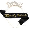 Retirement Headband Shoulder Strap Hair Accessories Rose Gold Champagne Gold Simple Style