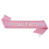 Retirement Party Decoration Shoulder Strap Glitter Cloth Semimanual And Half Mechanical