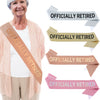 Retirement Party Decoration Shoulder Strap Glitter Cloth Semimanual And Half Mechanical