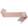 Retirement Party Shoulder Belt Ribbon For Women Glitter Printed Sade Bronzing