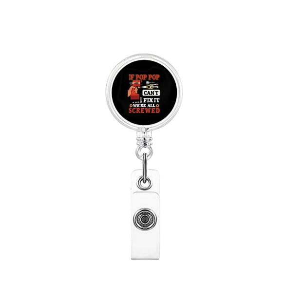 Retractable Badge Clip Nurse Id Buckle Abs Material Modern Art Style Rotating Reel Easy Pull Buckle With Patch