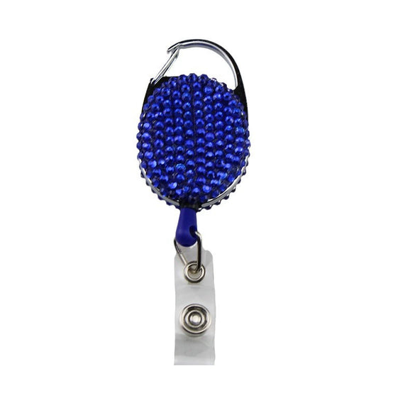 Retractable Diamondencrusted Keychain