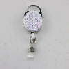 Retractable Diamondencrusted Keychain