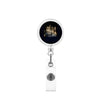 Retractable Id Badge Reel Puller Abs Material Modern Art Chess Glue Patch Easy Pull Buckle Printing