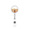 Retractable Id Badge Reel Puller Abs Material Modern Art Chess Glue Patch Easy Pull Buckle Printing