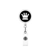 Retractable Id Badge Reel Puller Abs Material Modern Art Chess Glue Patch Easy Pull Buckle Printing