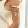 Retro Arrow Tassel Alloy Bracelet With Electroplating For Women