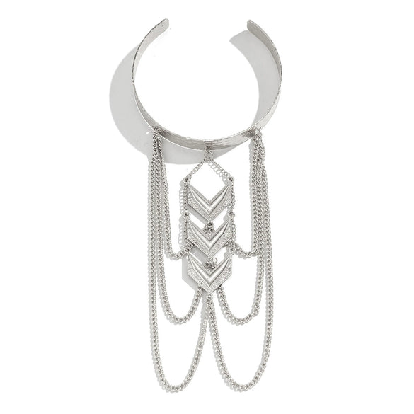 Retro Arrow Tassel Alloy Bracelet With Electroplating For Women