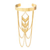 Retro Arrow Tassel Alloy Bracelet With Electroplating For Women