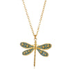 Retro Baroque Insect Fruit Stainless Steel Pendant Necklace With O Word Chain And Electroplating