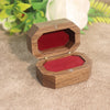 Retro Black Walnut Wooden Jewelry Storage Box For Women Ring And Earrings Packaging Display Case