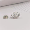 Retro Blue Crystal Alloy Antirunning Light Buckle Brooch With Flower Pattern Electroplated For Women