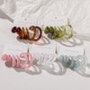 Retro C-Shape Transparent Earrings Set 3 Pairs Wholesale Gooddiy