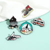 Retro Cartoon Alloy Stoving Varnish Unisex Brooches