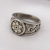 Retro Cartoon Animal Ring For Men And Unisex Wear Electroplated Alloy Character Jewelry Accessory