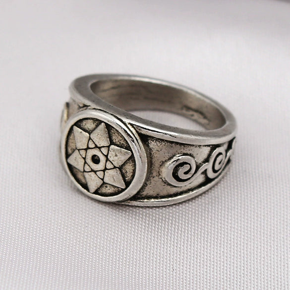 Retro Cartoon Animal Ring For Men And Unisex Wear Electroplated Alloy Character Jewelry Accessory