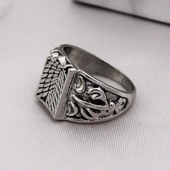 Retro Cartoon Animal Ring For Men And Unisex Wear Electroplated Alloy Character Jewelry Accessory