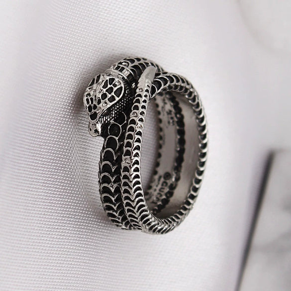Retro Cartoon Animal Ring For Men And Unisex Wear Electroplated Alloy Character Jewelry Accessory