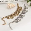 Retro Carved Elephant Alloy Anklet Bracelet For Women Electroplated Cartoon Character Jewelry