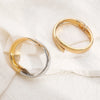 Retro Classic Style Color Block Solid Color Alloy Wholesale Bangle