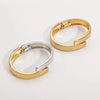 Retro Classic Style Color Block Solid Color Alloy Wholesale Bangle