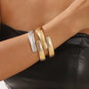 Retro Classic Style Color Block Solid Color Alloy Wholesale Bangle