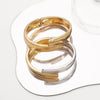 Retro Classic Style Color Block Solid Color Alloy Wholesale Bangle
