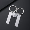 Retro Classic Style Geometric Customization Laser Engraving 201 Stainless Steel Plating Unisex Bag Pendant Keychain