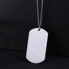 Retro Classic Style Geometric Customization Laser Engraving Titanium Steel Plating Men'S Pendant Necklace Men Pendant Necklaces