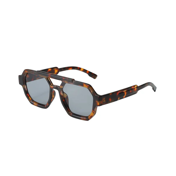Retro Classic Style Geometric Pc Polygon Full Frame Glasses