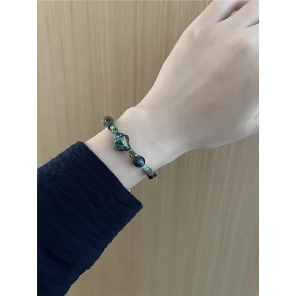 Retro Classic Style Irregular Alloy Resin Wholesale Bracelets