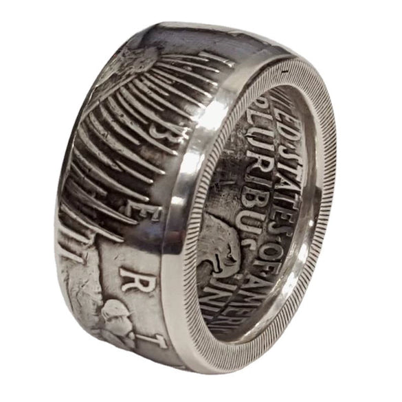 Retro Coin Morgan Ring Metal Geometric Electroplating Unisex Jewelry