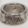 Retro Coin Morgan Ring Metal Geometric Electroplating Unisex Jewelry