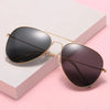 Retro Color Block Tac Toad Glasses Full Frame Women'S Sunglasses