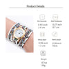 Retro Colorful Single Folding Buckle Quartz Women'S Watches
