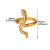Retro Court Style Imitation Pearl Stainless Steel Love Ring Jewelry With Electroplating