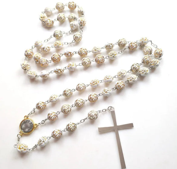Retro Cross Flower Alloy Women'S Jewelry Set