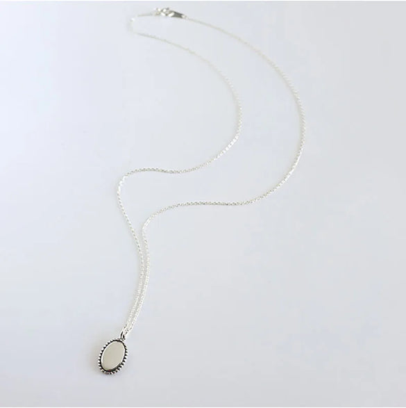 Retro Cross Round Heart Shape Sterling Silver Necklace 1 Piece