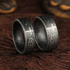 Retro Cross Titanium Steel Ring Geometric Distressed Style Unisex Jewelry