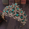 Retro Crown Alloy Inlay Rhinestones Crown 1 Piece