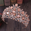 Retro Crown Alloy Inlay Rhinestones Crown 1 Piece