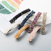 Retro Crystal Beaded Hair Clip For Women Simple All Match Side Clip Word Clip Hair Accessory