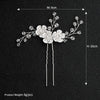 Retro Crystal Flower Handwoven Hairpin Bridal Headdress For Hanfu And Dress Accessories