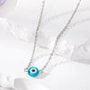 Retro Devil'S Eye Alloy Resin Women'S Necklace 1 Piece