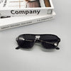 Retro Double Beam Polygon Sunglasses For Men And Women Simple And Comfortable Sun Protection Glasses