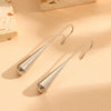 Retro Drop Earrings Titanium Steel Geometric Vacuum Electroplated In Furnace Unisex