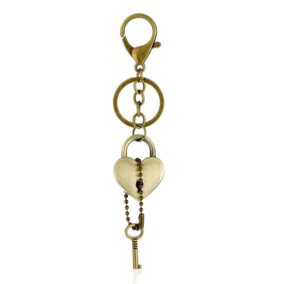 Retro Electroplated Alloy Peach Heart Bicycle Hat Keychain Pendant For Couple Bags And Car Keys