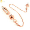 Retro Electroplated Copper Geometric Spiral Pendulum Pendant Necklace Detachable Metal Ornament For Women And Men