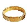 Retro Fashion Light Luxury 316L Stainless Steel Gold Plated Magnetic Bracelet