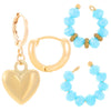 Retro Fashion Niche Ear Stud Ear Buckle Ear Clip For Women Alloy Material Drop Shape Electroplating Treatment